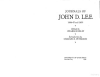 .John D. Lee Charles Kelly — Journals of John D. Lee, 1846-4
