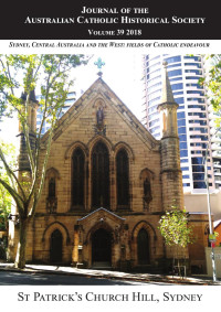 ATF Press; — Journal of the Australian Catholic Historical Society 39 (2018)