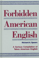 Richard A. Spears — Forbidden American English