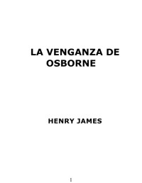 Henry James — La venganza de Osborne