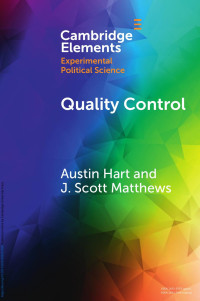 Austin Hart & J. Scott Matthews — QUALITY CONTROL