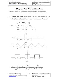 user — Chapter One: Fourier Transform