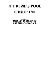 George Sand — The Devil's Pool