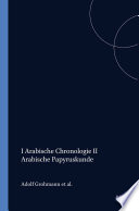 Grohmann — Arabische Chronologie und Arabische Papyruskunde