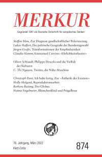 Christian Demand;Ekkehard Knörer; — MERKUR Gegründet 1947 als Deutsche Zeitschrift für europäisches Denken - 2022 - 03