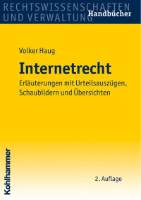 Dr. Volker Haug — Internetrecht: Erläuterungen mit Urteilsauszügen, Schaubildern und Übersichten