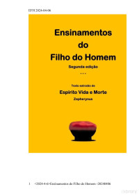 Zepherynus — Ensinamentos do Filho do Homem