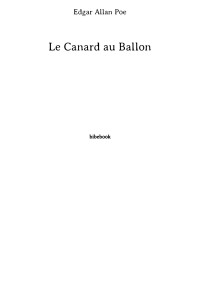 Edgar Allan Poe — Le Canard au Ballon