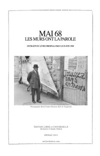 Unknown — Mai 68-Les murs ont la paroles