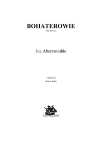 Bohaterowie — Abercrombie Joe