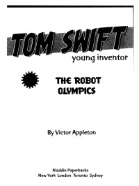 Victor Appleton — The Robot Olympics