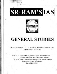 Sr Ram's — Sr Ram's IAS: General Studies