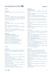 Anonyme — Grammaire active B2