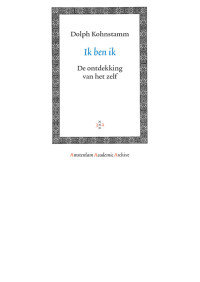 Kohnstamm, Geldolph A. — Ik ben ik