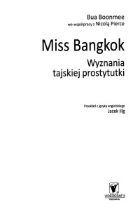 Bua Boonmeei — Miss Bangkok, Wyznania tajskiej prostytutki