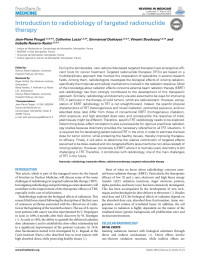 Jean-Pierre Pouget — Introduction to radiobiology of targeted radionuclide therapy