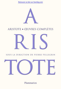 Aristote — Oeuvres complètes