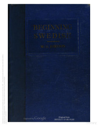 Johnson — Swedish, Beginning (1939)