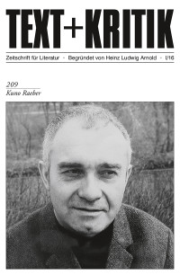 Heinrich Detering — TEXT+KRITIK 209: Kuno Raeber