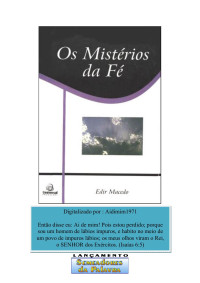 Semeadores da Palavra e-books evangélicos — Edir Macedo - Os mistérios da Fé