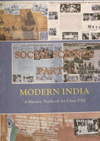 NCERT. — MODERN INDIA - HISTORY TEXTBOOK FOR CLASS 8