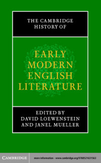 DAVID LOEWENSTEIN [LOEWENSTEIN, DAVID] — [(The Cambridge History of Early Modern English Literature)] [Author: David Loewenstein] Published on (February, 2003)