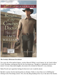 Lacy Williams — Return Of The Cowboy Doctor