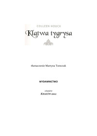 Colleen Houck — Klątwa Tygrysa 01