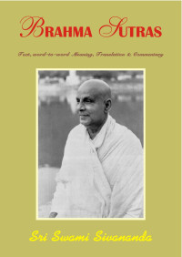 Sri Swami Sivananda — Brahma Sutras