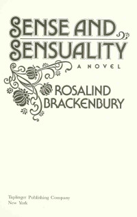 Rosalind Brackenbury — Sense and Sensuality