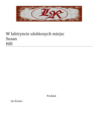 Susan Hill — Simon Serrailler 01, W labiryncie ulubionych miejsc