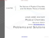 Various authors — Problems and Solutions Physical Chemistry