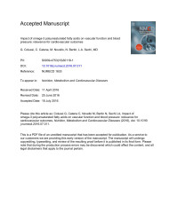 G. Colussi & C. Catena & M. Novello & N. Bertin & L.A. Sechi, MD — Impact of omega-3 polyunsaturated fatty acids on vascular function and blood pressure: relevance for cardiovascular outcomes