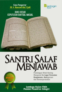 Tim Penyusun — Santri Salaf Menjawab: Kajian Fikih Lengkap