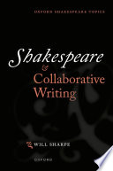 Will Sharpe — Shakespeare and Collaborative Writing