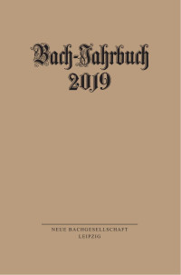 Peter Wollny — Bach-Jahrbuch 2019