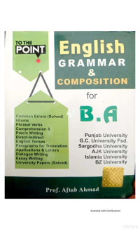 Aftab Ahmed — TO the POINT BA grammar and composition