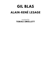 Alain-René Lesage — Gil Blas