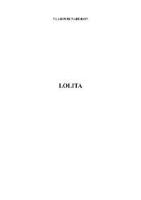 VLADIMIR NABOKOV — lolita