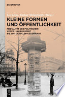 Lea Liese, Yashar Mohagheghi — Kleine Formen und Öffentlichkeit