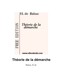 Balzac, H. de — Théorie de la démarche