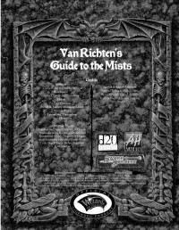 Ravenloft — D&D 3.0 Ravenloft - Van Richten's Guide To The Mists