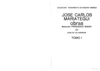 Francisco Baeza (Selección) — Juan Carlos Mariategui: Obras. Tomo I