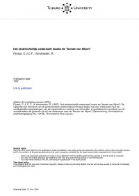 Prof.Dr. Cyrille J. C. F. Fijnaut, Pof.Dr. Raf Verstraeten — Het Strafrechtelijk Onderzoek Inzake de "Bende Van Nijvel" - Deel 1 (10A)