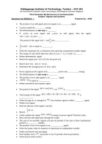 GRSSB — Signals and Systems Handout