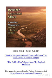 Magazine - Beneath Ceaseless Skies 129  — Magazine - Beneath Ceaseless Skies 129 