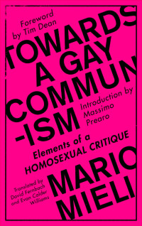 Mario Mieli — Towards a Gay Communism: Elements of a Homosexual Critique