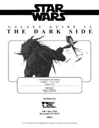 Various authors — Star Wars Galaxy Guide 14: The Dark Side