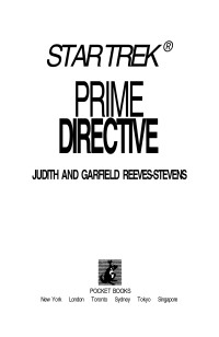 Judith Reeves-Stevens; — Prime Directive