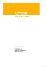 coll — ACT200 - (2018) Agile Project Delivery (Version 11)